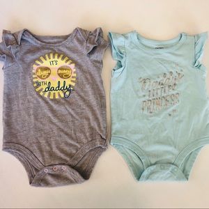 Set of daddy’s girl onesies
